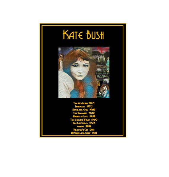 Kate bush art kate bush discography kate bush kate bush etsy