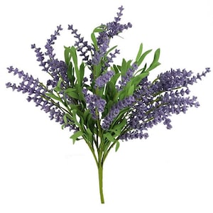 17&quot; Mini Bead Lavender Bush, Lavender Flowers, Wreath Flowers, Greenery, Wreath Supplies, Lavender Floral Spray, FN1608