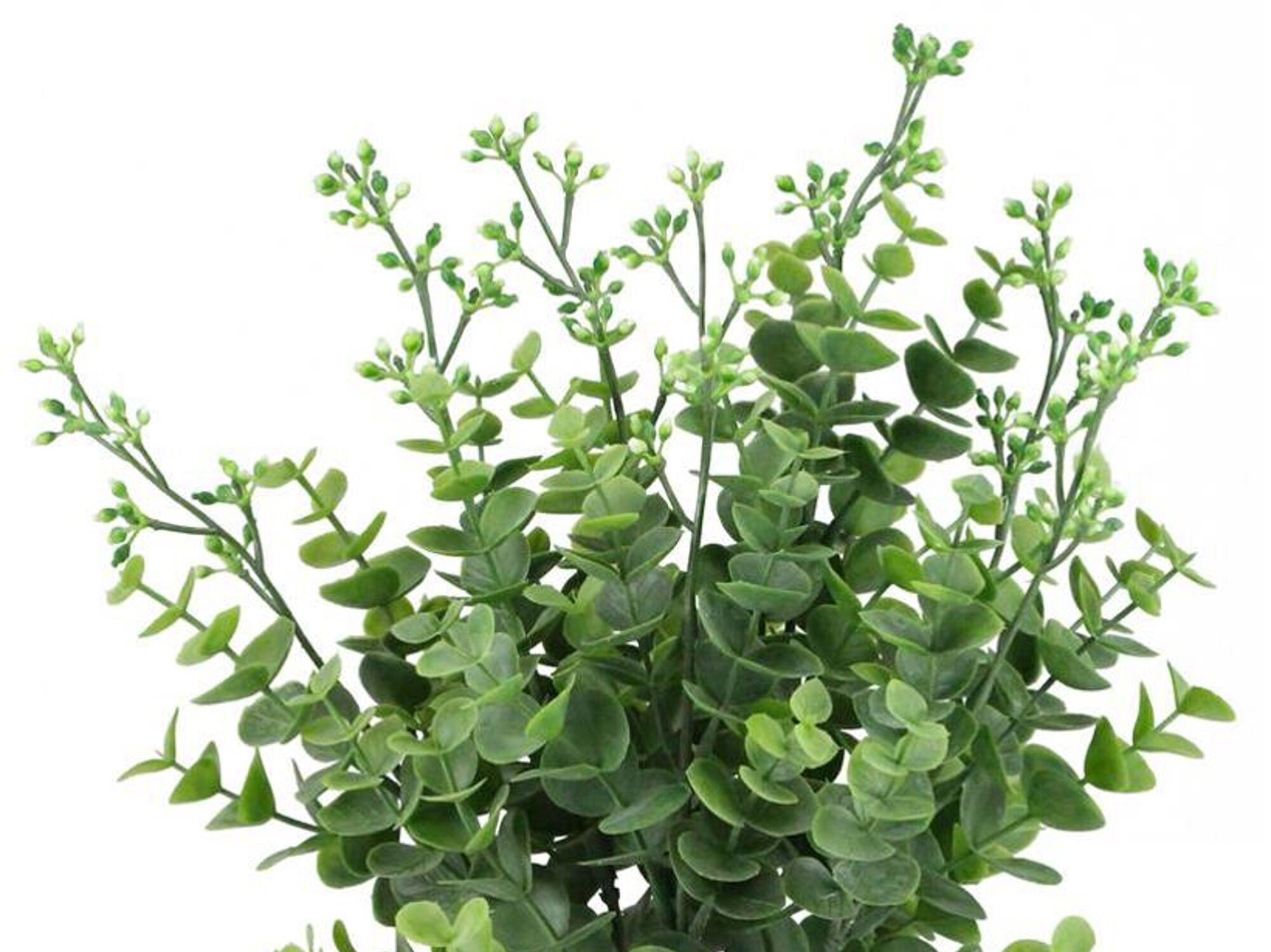 14 Seeded Eucalyptus Bush, Realistic Greenery, Wreath Supplies ...