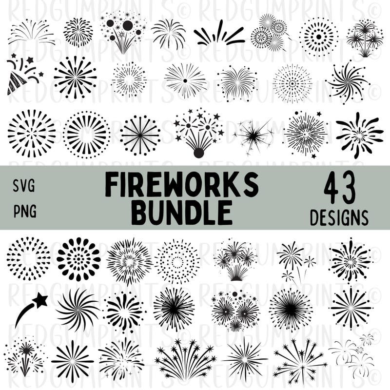 Fireworks.svg - Etsy