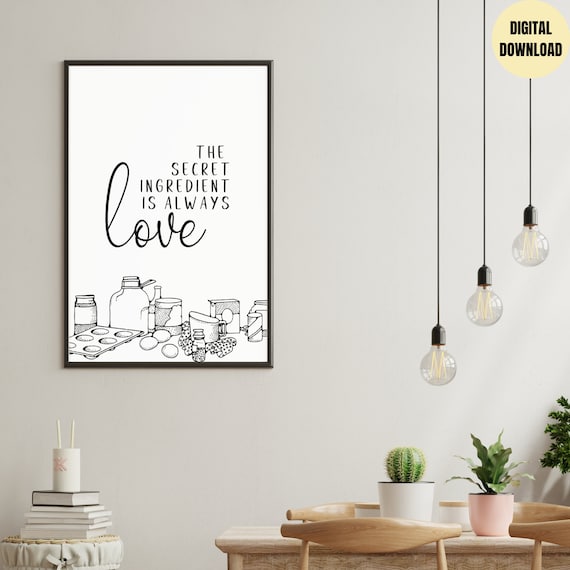 Kitchen Sayings Wall Art