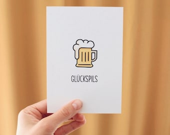 NEU Postkarte | GLÜCKSPILS