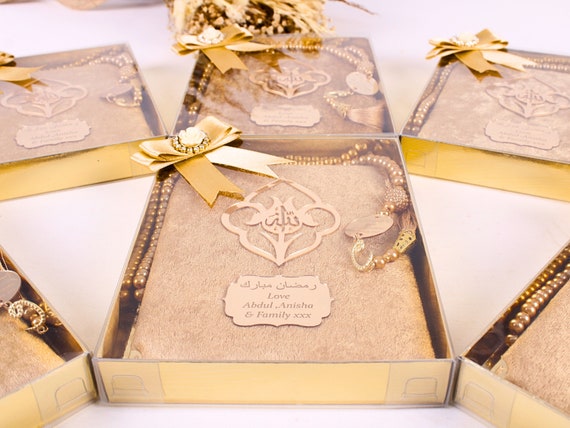 Tasbih Personnalisé 99 Perles - Coffret Cadeau Ramadan, Haj, Omra - Islam
