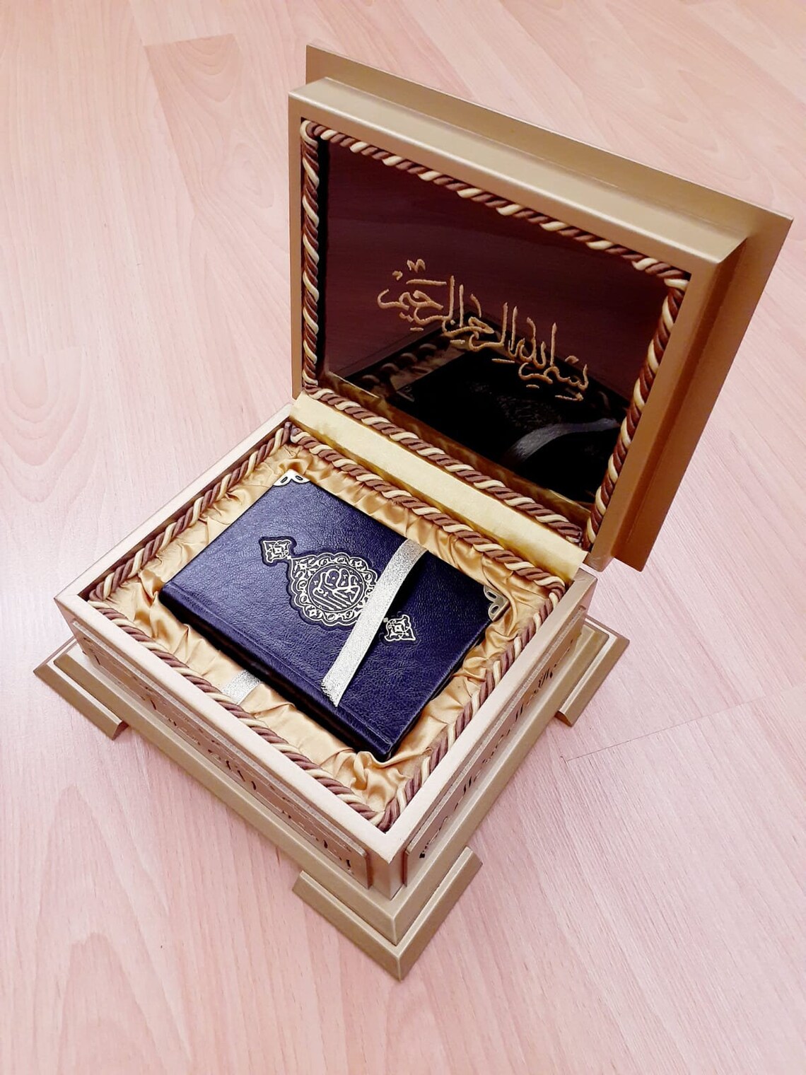 Personalized Quran Wooden Box Islamic Gift Set Islamic Gift Etsy