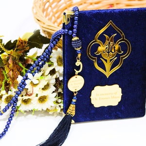 Personalized Yaseen Dua Book Tasbeeh Islamic Gift Set, Eid Favors, Islamic Wedding Favors, Islamic Birthday, Muslim Party Favors for Guests