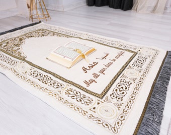 Personalized Prayer Mat Quran Tasbeeh Islamic Gift Set, Ramadan Eid Wedding Birthday Mother's Father's Valentine's Anniversary Days Gifts