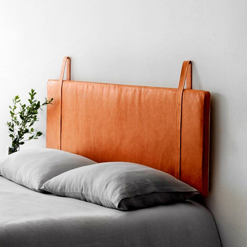 Leather Headboard Coverwall Hanging Headboard Cushion Cover Etsy