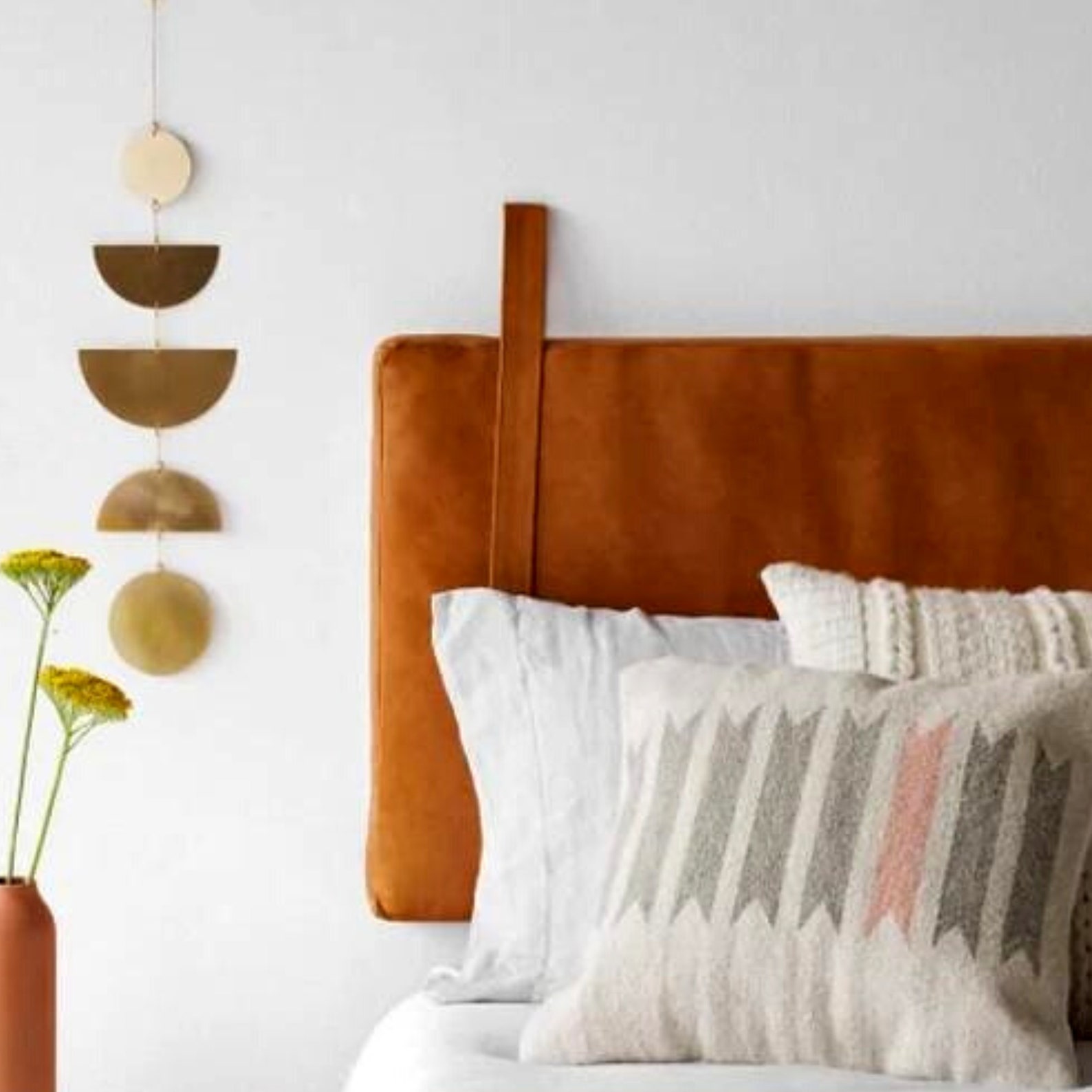 Leather Headboard Coverwall Hanging Headboard Cushion Cover Etsy