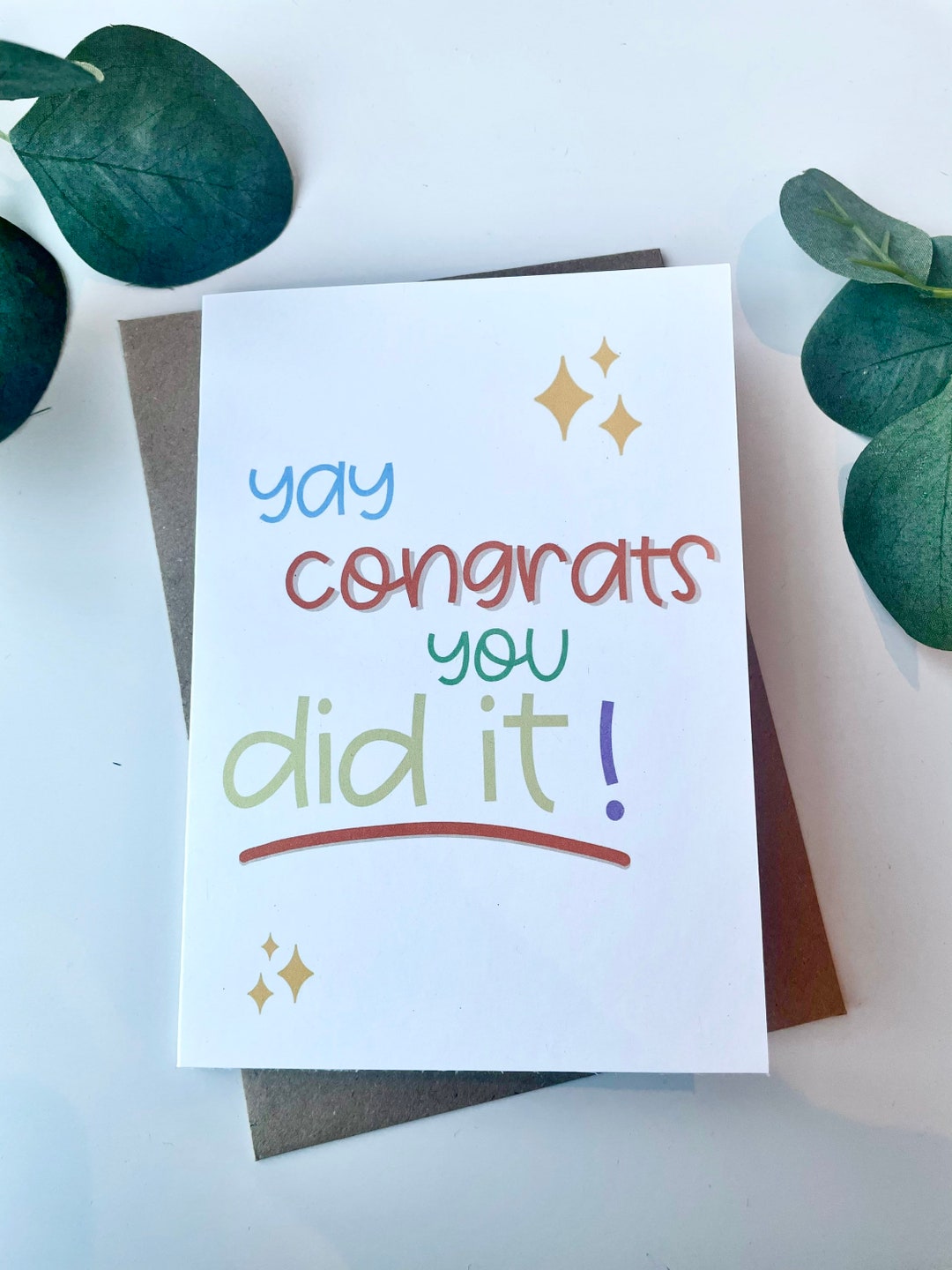 congratulations-card-congrats-you-did-it-card-well-done-etsy-uk