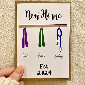 New Home Card | Moving Home Card | Personalised | Congratulations