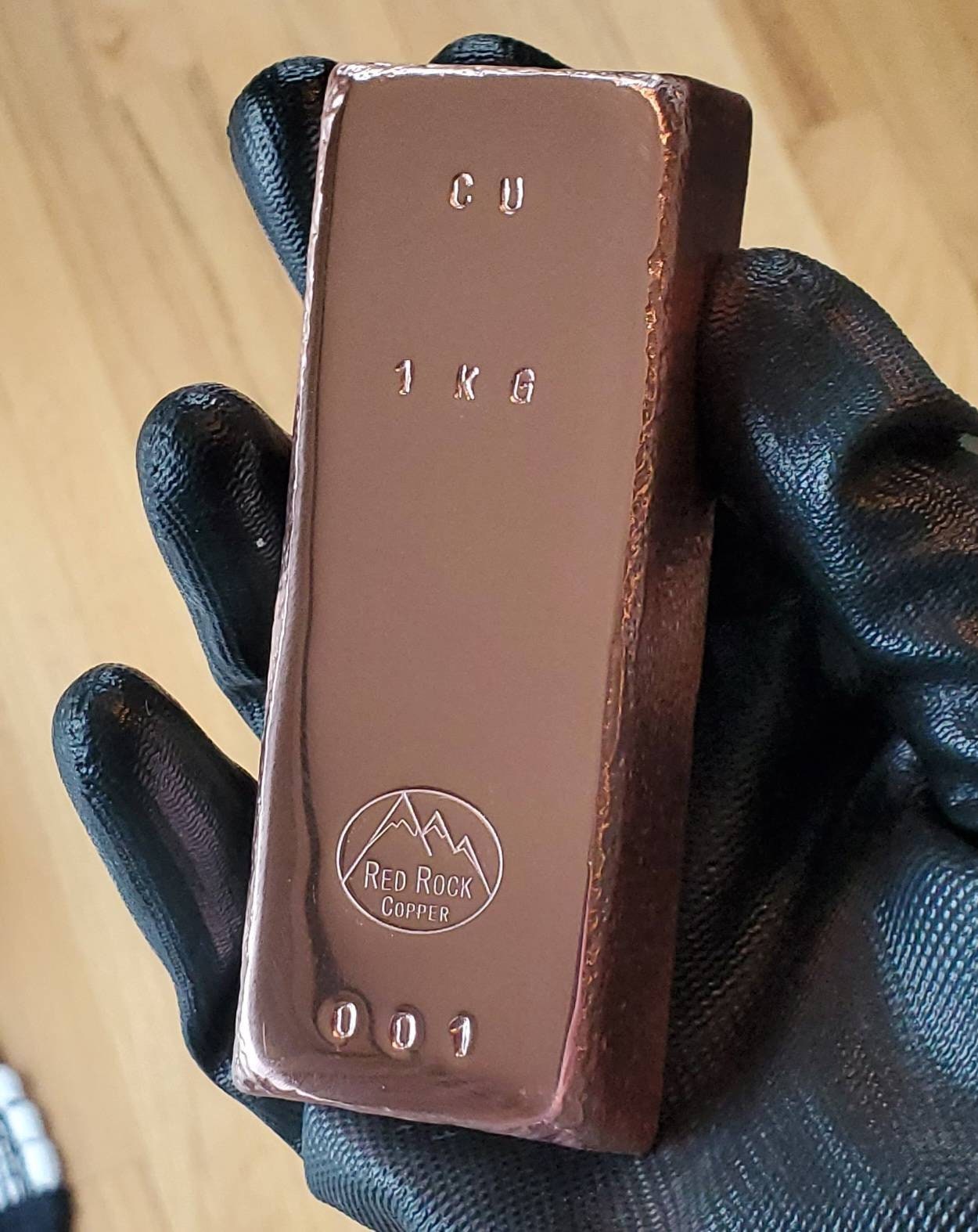 1 Kilo 2.2lbs Copper Bar .999 Fine Hand Poured Etsy