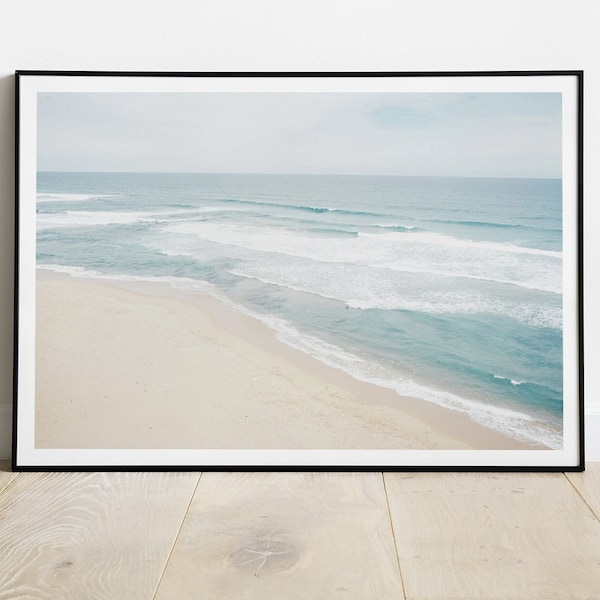 Coastal Horizontal Framed Wall Art Etsy
