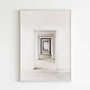 Minimalist wall art printed framed canvas, large wall art ready to hang, modern home decor framed poster, print on canvas wall art