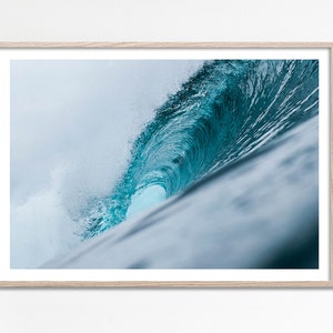 Wave Photography, Ocean Waves Surf Print, Surf Wave Wall Art, Big wave surfing, Surfer wall art, Large Wave printable Wave digital Download