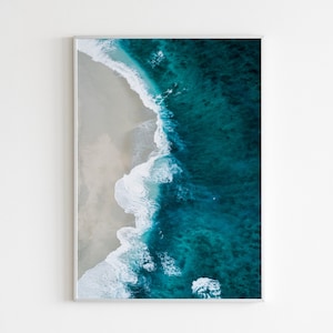 Impressão de arte de parede costeira em tela, impressões emolduradas, decoração de casa de praia, arte de parede em tela, arte de parede costeira grande em tela emoldurada, frete grátis