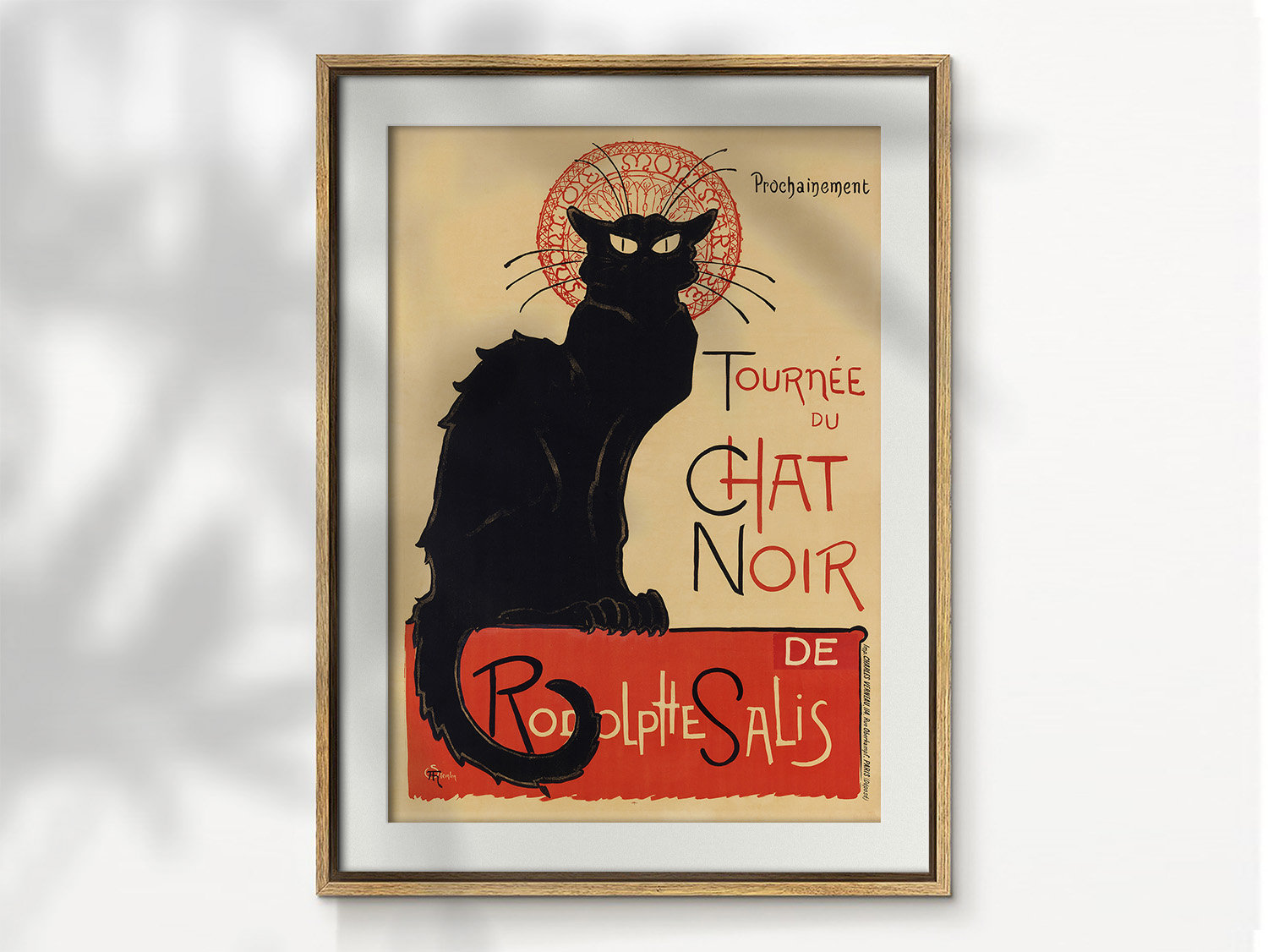 Black Cat Poster, Le Chat Noir Vintage Poster Printable Wall Art