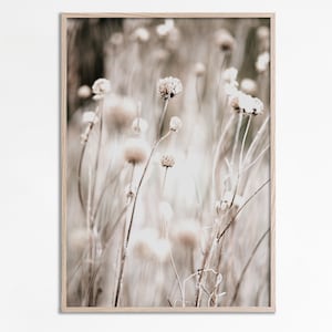 Dried Grass Print Neutral Wall Art Modern Farmhouse Gallery wall art instant download Boho Neutral Tones Earth Tones Dried Flower Art print
