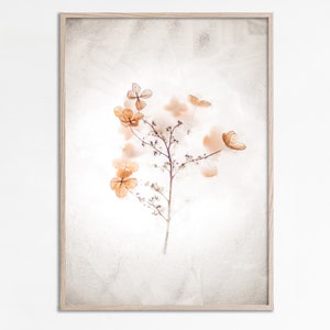 Wildflower print Pressed flowers photo print Cottagecore decor botanical print Pressed Flowers Shabby Chic wedding Decor printable Wall Art