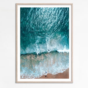 Surfing Wall Art, Printable wall art, Surfers Photography, Ocean aerial Photography surfers riding the waves, digital downloadable wall art