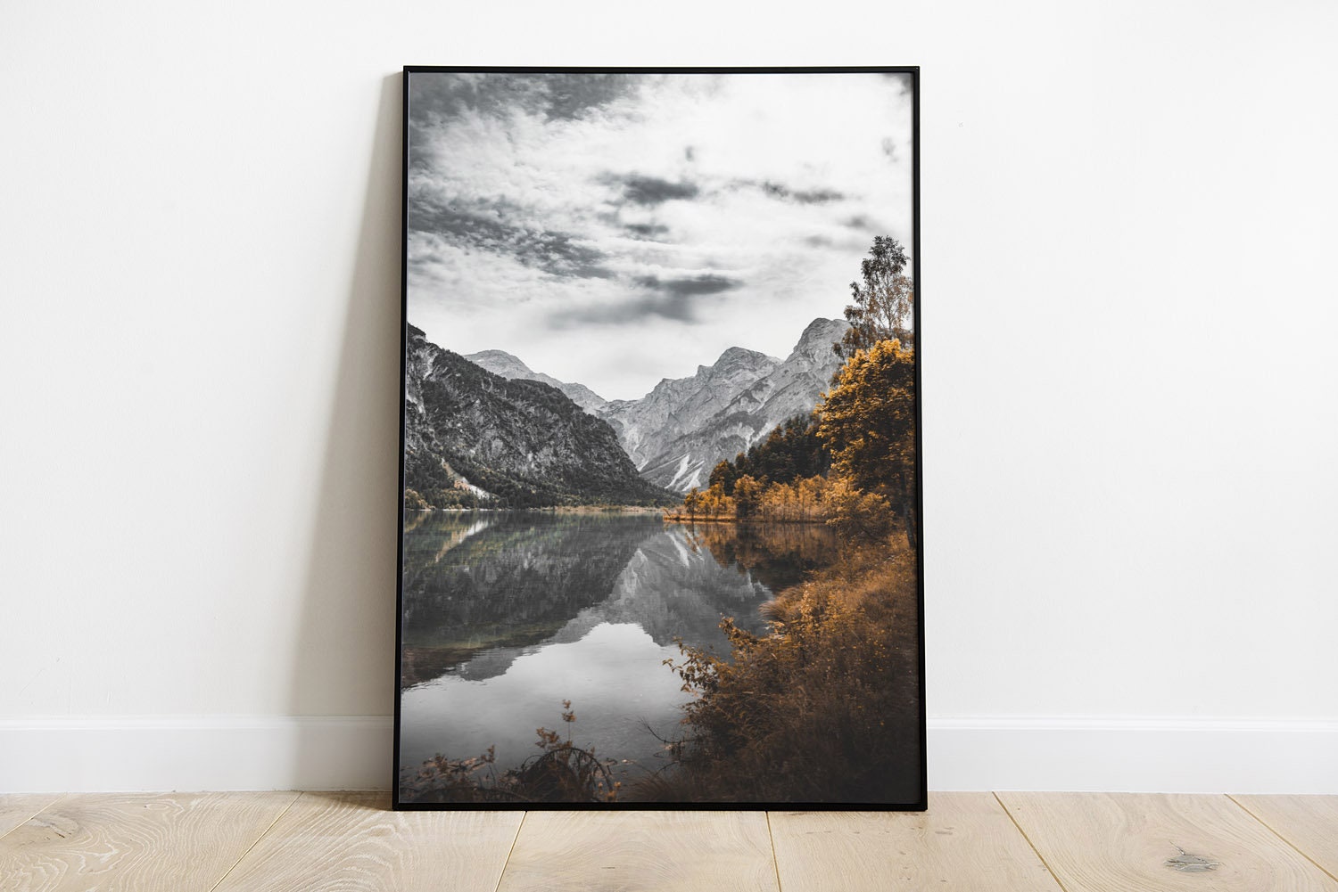 Forest Print Set of 3 Print Foggy Nature Poster Forest 3 Piece Set ...