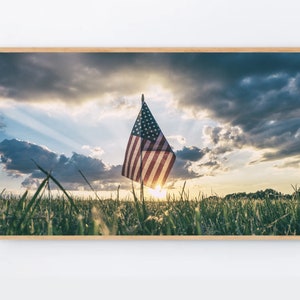 Samsung Frame TV Art Bandiera americana Patriottica Samsung Frame TV Foto della bandiera degli Stati Uniti per Samsung la cornice, Immagini patriottiche 4 luglio Tv Art