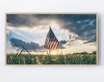 Samsung Frame TV Art American Flag Patriotic Samsung Frame TV USA flag photo for Samsung the frame, Patriotic pictures 4th of July Tv Art