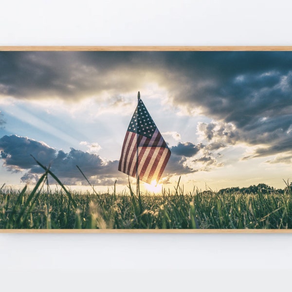 Samsung Frame TV Art American Flag Patriotic Samsung Frame TV USA flag photo for Samsung the frame, Patriotic pictures 4th of July Tv Art