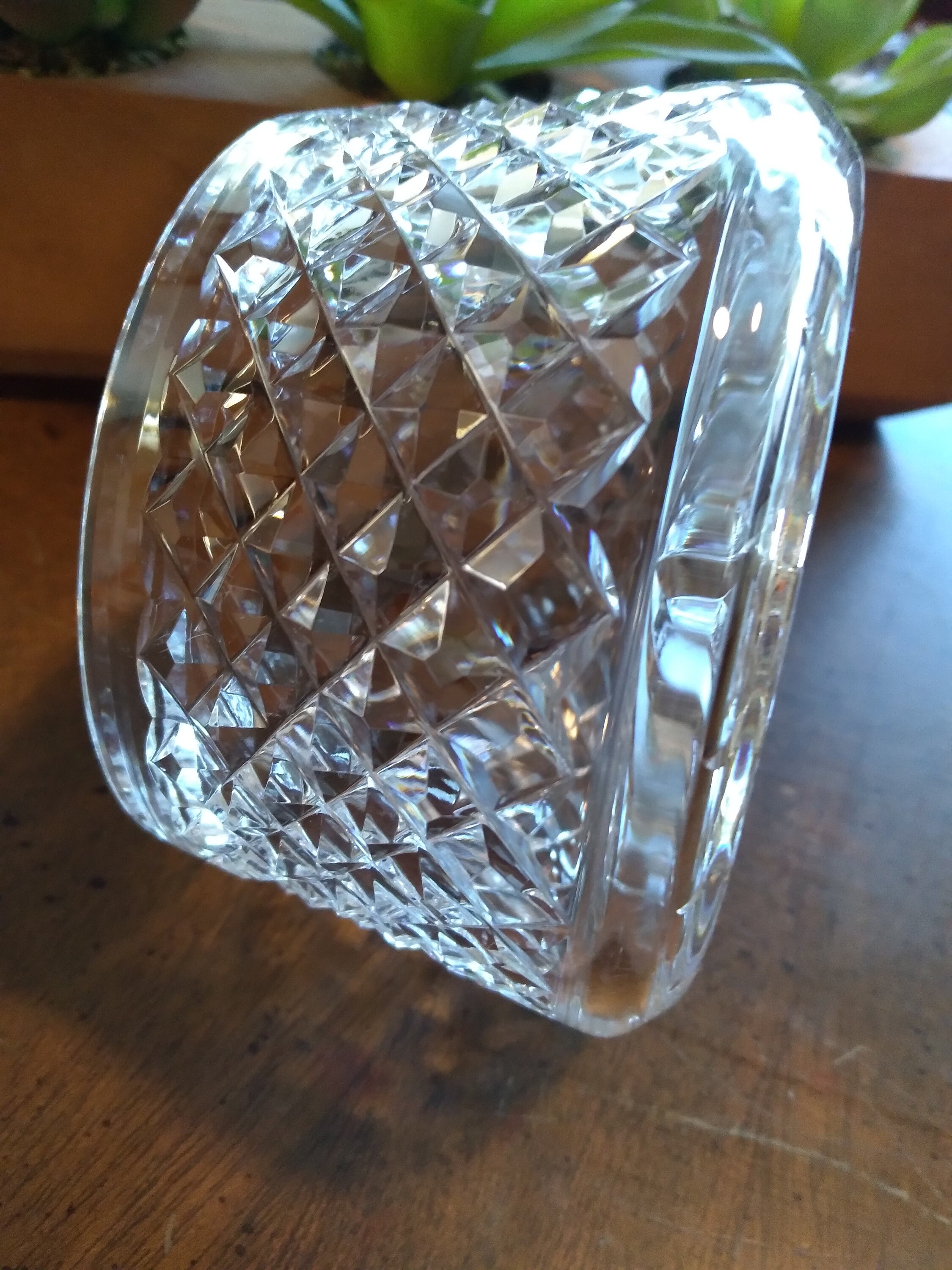 New Crystal Glass Condiment Bowl Etsy