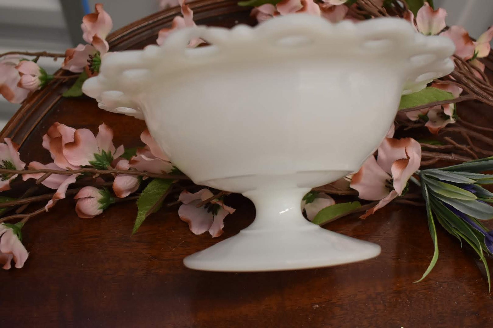 Porcelain Opaque Milk Glass Collectible Bowl Brand New Etsy