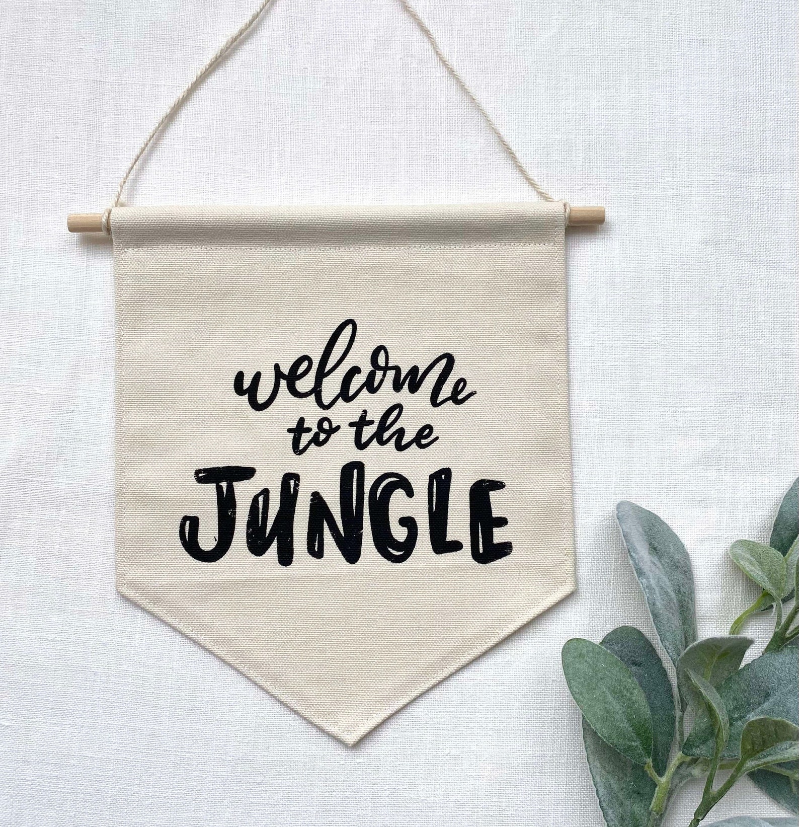 jungle themed nursery sign