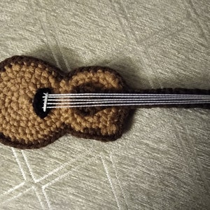 Acoustic Guitar crochet -PATTERN ONLY-