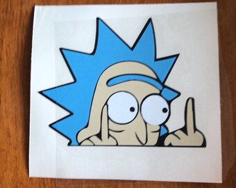 Free Free 112 Rick Middle Finger Svg SVG PNG EPS DXF File