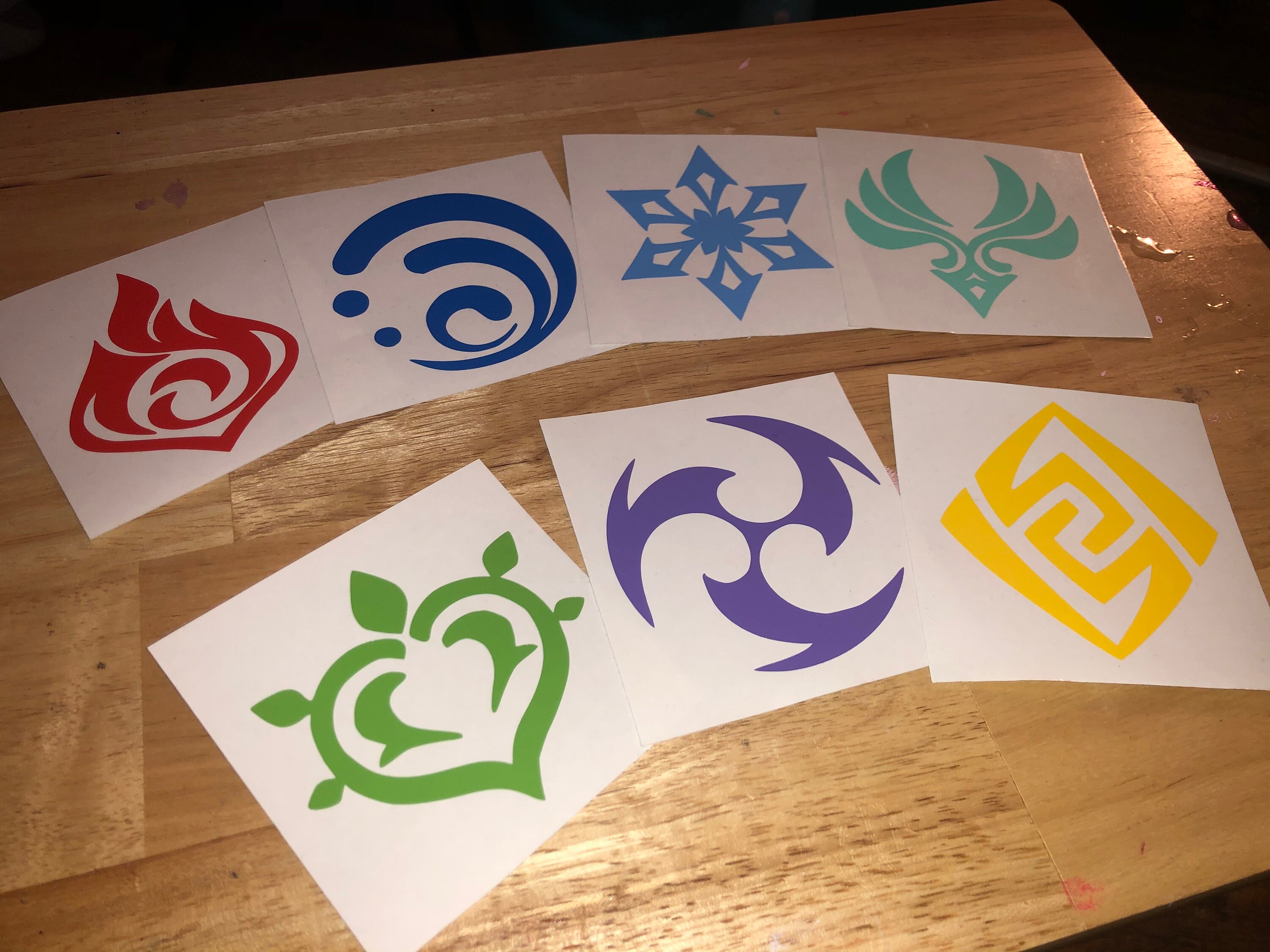 Genshin Impact Elements Png