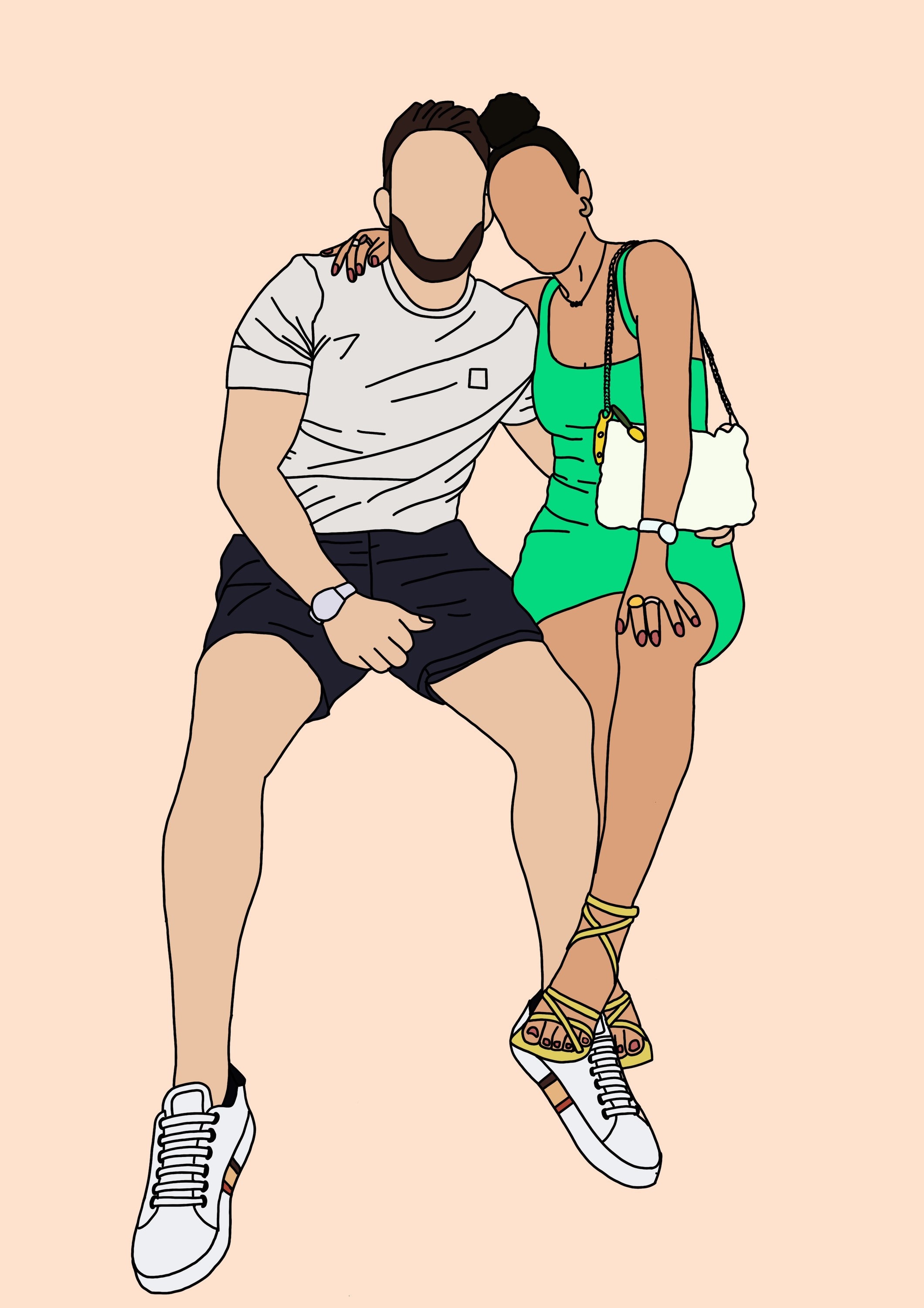 Outline Drawing Outline Drawing Outline Sketch - Etsy