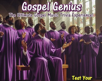 Gospel Genius - A Fun Digital Card Game for Gospel Music Lovers!