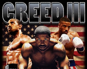 Digital Creed 3 Michael B. Jordan T-Shirt Design (This is the design you see NOT A Tshirt For Sale)