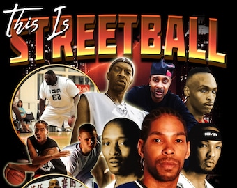 Digital AND 1 This Is Streetball T-Shirt Design (This is the design you see NOT A Tshirt For Sale)