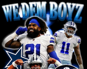 Digital Dallas Cowboys We Dem Boyz T-Shirt Design (This is the design you see NOT A Tshirt For Sale)