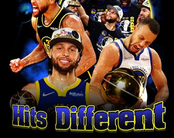 Digital Stephen Curry NBA Champion T-Shirt Design (This is the design you see NOT A Tshirt For Sale)