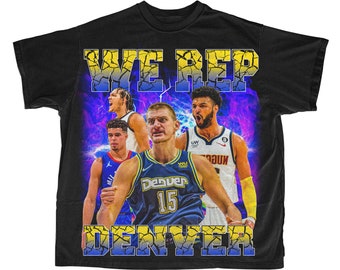 Digital Denver Nuggets We Rep Denver T-Shirt Design (This is the design you see NOT A Tshirt For Sale)
