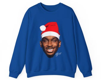 Shai Gilgeous-Alexander Santa Hat Ugly Christmas Sweatshirt OKC Thunder