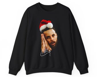 Sleeping Santa Steph Curry Christmas Sweatshirt