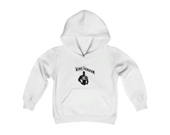 All American King Crenshaw Merch White Youth Heavy Blend Hoodie Sweatshirt