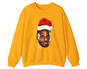 Bronny James Santa Hat Ugly Christmas Sweatshirt
