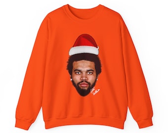Caleb Williams Santa Hat Ugly Christmas Sweatshirt Chicago Bears BearDown