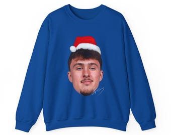Cooper Flagg Santa Hat Ugly Christmas Sweatshirt Dallas Mavericks