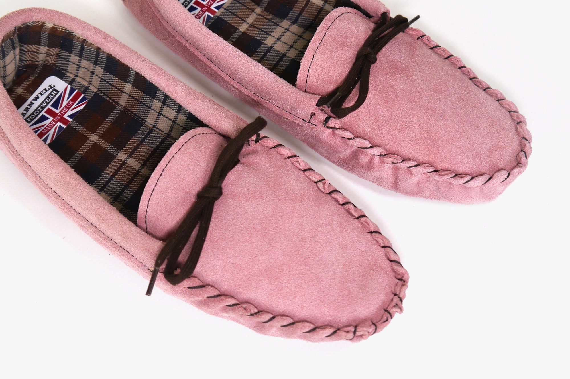 Ladies pink hotsell moccasin slippers