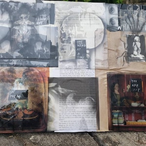 Hamartia Heartache Original Collage