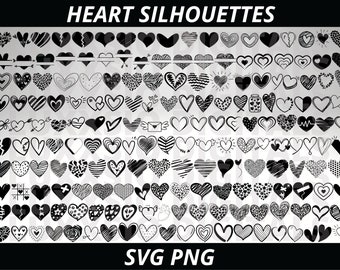 Heart Svg, Love Svg, Valentine's Day Svg, Valentine Svg, Heart Png, Leopard Heart Svg, Heart Outline Svg, Hand Drawn Heart Svg, Hearts Svg
