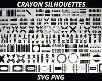 Crayon Svg, Pencil Svg, School Svg, Back to school Svg, Crayon Monogram Svg, Crayon Png, Crayon Clipart, Crayon Name Svg, Teacher Svg Files